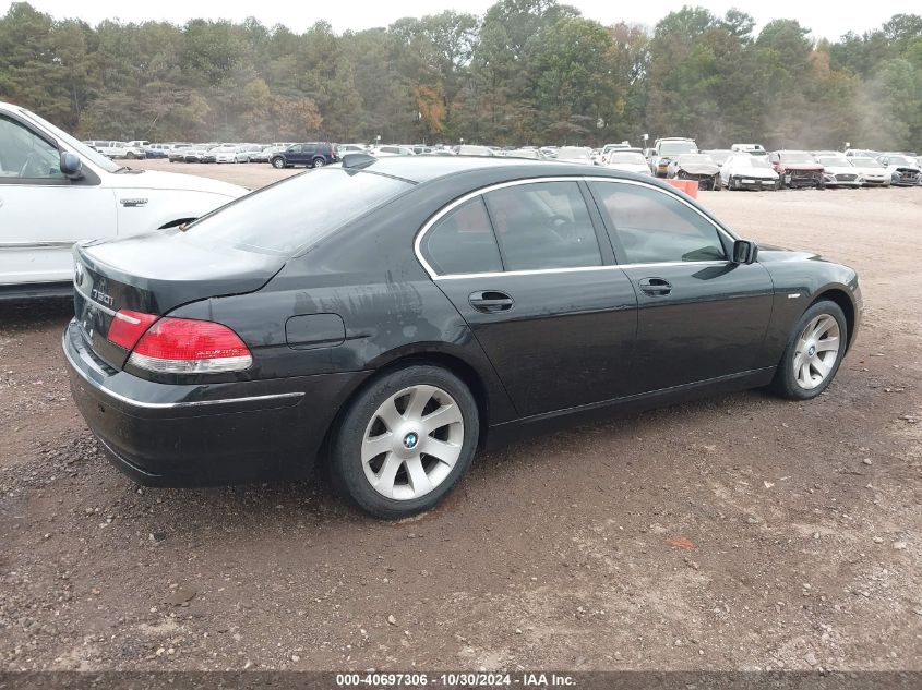 2006 BMW 750I VIN: WBAHL83536DT00615 Lot: 40697306