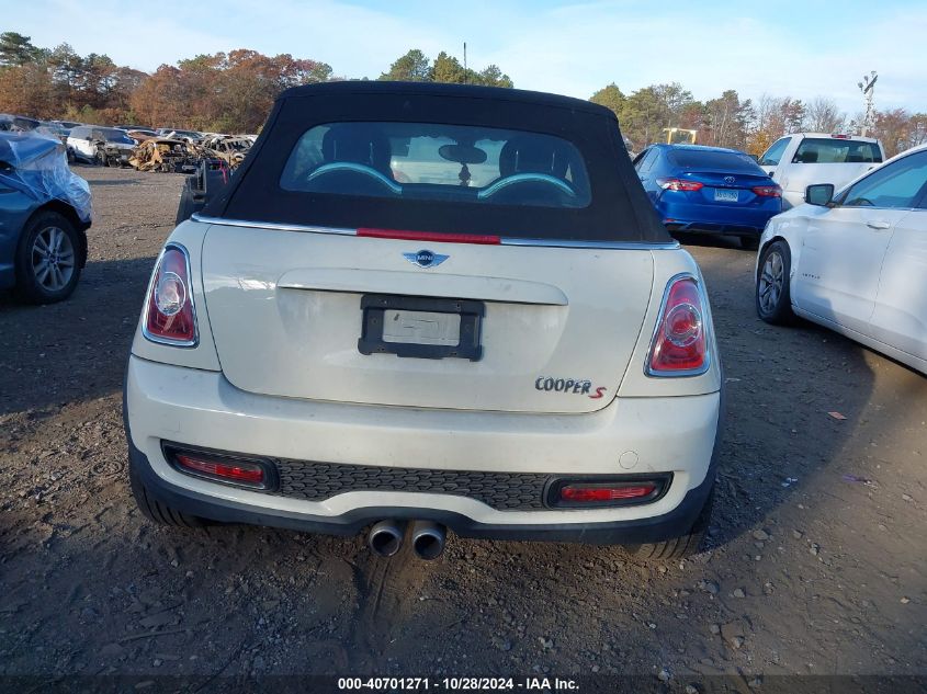 2015 Mini Convertible Cooper S VIN: WMWZP3C52FT708427 Lot: 40701271