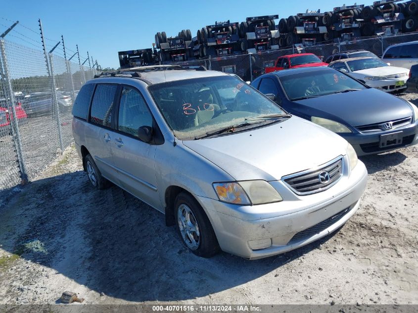 2001 Mazda Mpv Dx/Es/Lx VIN: JM3LW28G910190852 Lot: 40701516