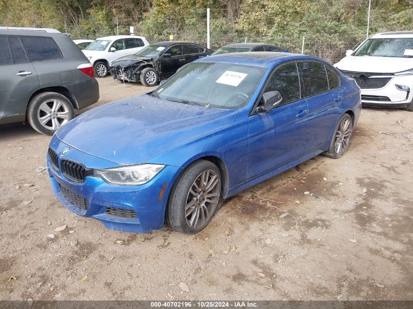 2014 BMW 335I xDrive VIN: WBA3B9G56ENR92732 Lot: 40702196