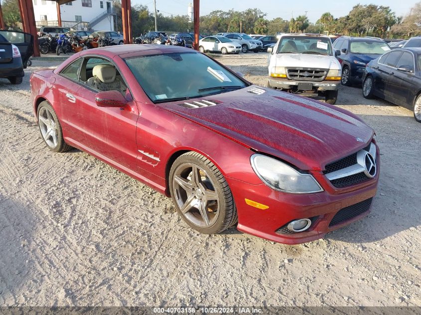 2009 Mercedes-Benz Sl 550 VIN: WDBSK71F29F149484 Lot: 40703158