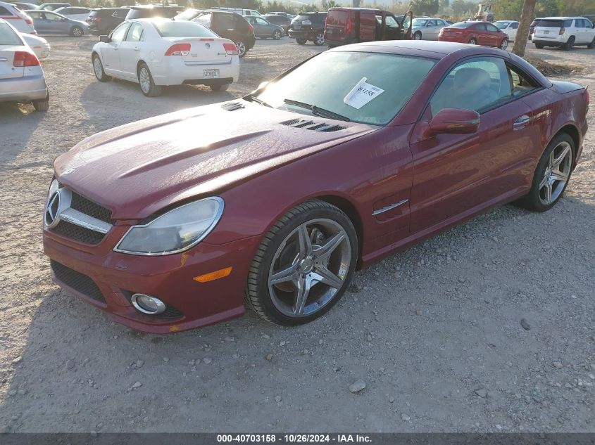 2009 Mercedes-Benz Sl 550 VIN: WDBSK71F29F149484 Lot: 40703158