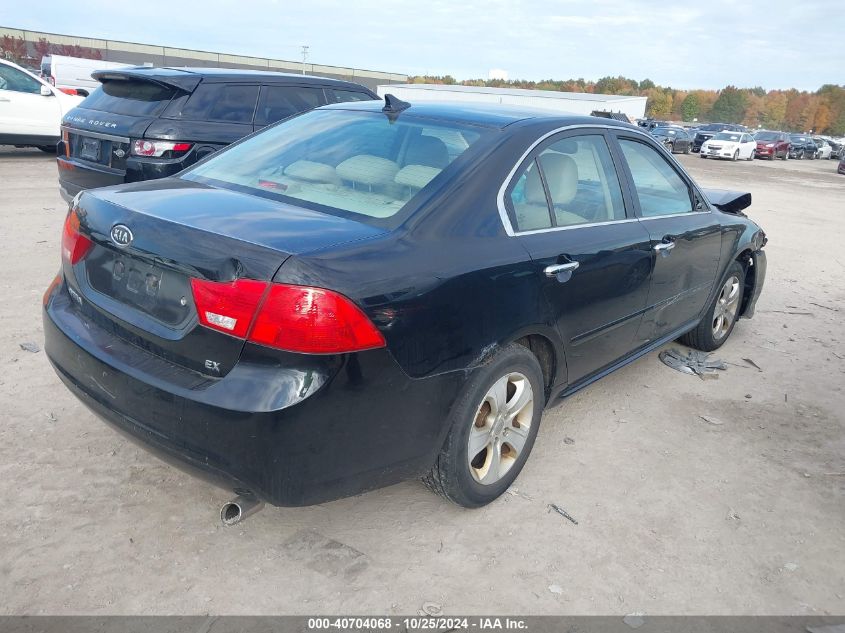 2009 Kia Optima Ex VIN: KNAGE228195319953 Lot: 40704068