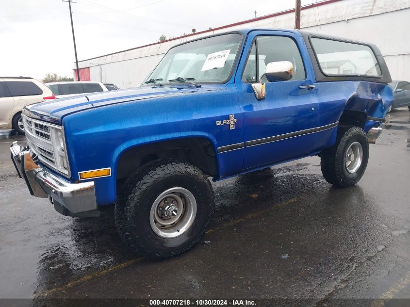 1988 Chevrolet Blazer V10 VIN: 1GNEV18K7JF150275 Lot: 40707218