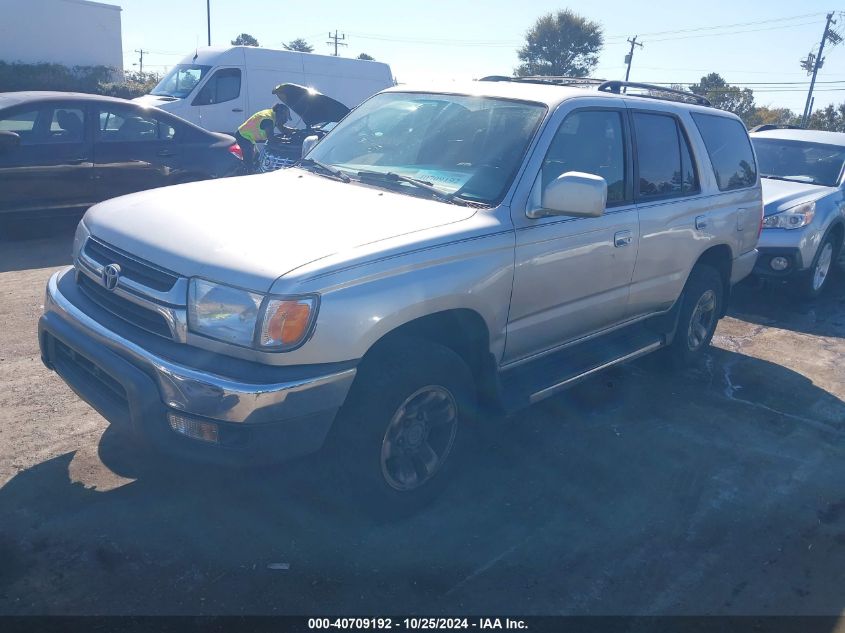 2002 Toyota 4Runner Sr5 V6 VIN: JT3GN86R220255471 Lot: 40709192