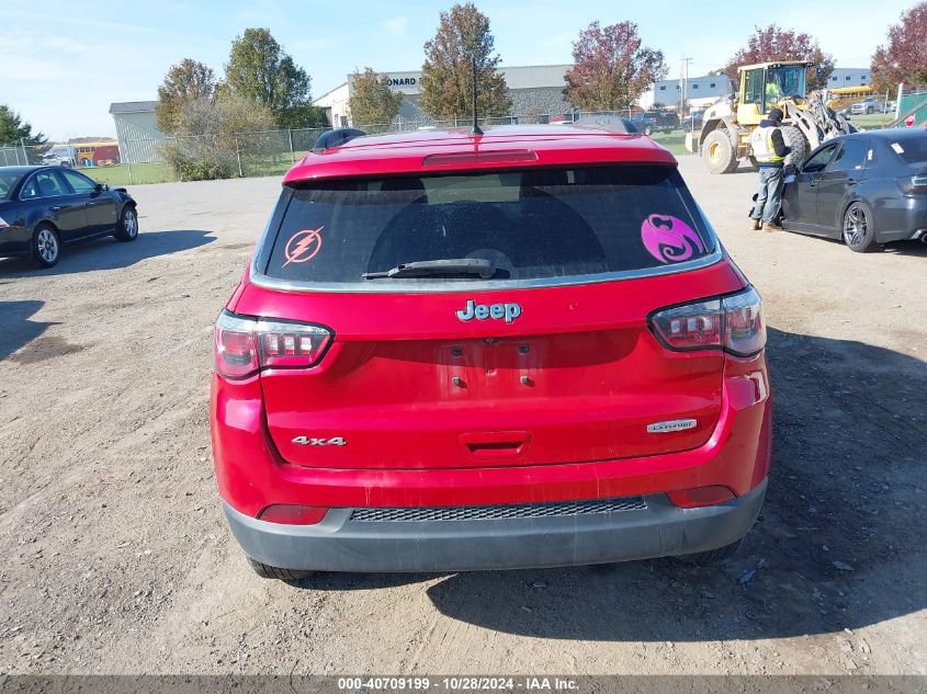 2018 Jeep Compass Latitude 4X4 VIN: 3C4NJDBB0JT138828 Lot: 40709199