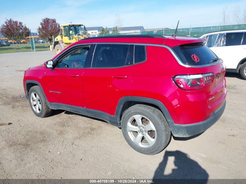 2018 Jeep Compass Latitude 4X4 VIN: 3C4NJDBB0JT138828 Lot: 40709199