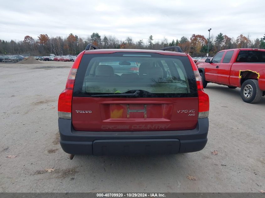 2001 Volvo V70 Xc VIN: YV1SZ58DX11043141 Lot: 40709920