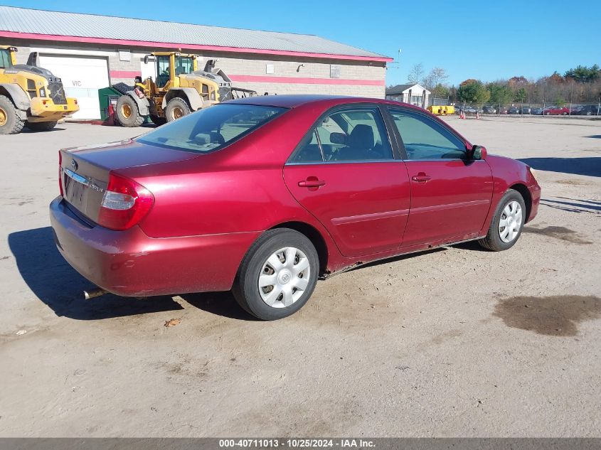 2003 Toyota Camry Le VIN: 4T1BE32K13U203692 Lot: 40711013