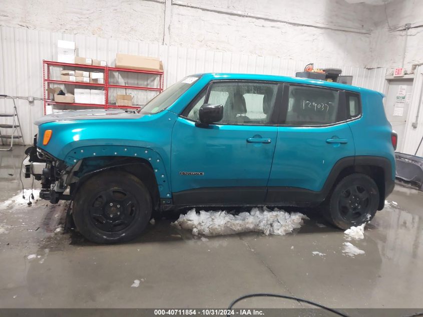 2020 Jeep Renegade Sport 4X4 VIN: ZACNJBAB7LPL89763 Lot: 40711854