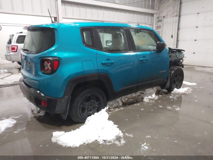 2020 Jeep Renegade Sport 4X4 VIN: ZACNJBAB7LPL89763 Lot: 40711854