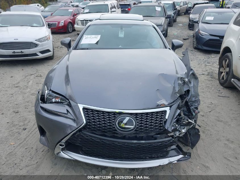 2015 Lexus Rc 350 VIN: JTHHE5BC6F5011104 Lot: 40712396