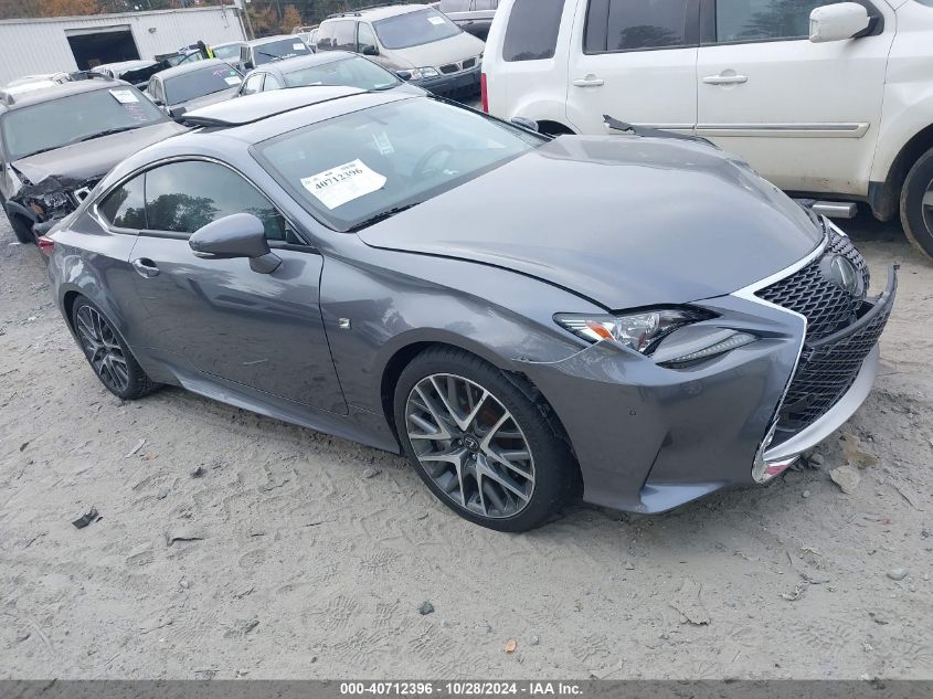 2015 Lexus Rc 350 VIN: JTHHE5BC6F5011104 Lot: 40712396