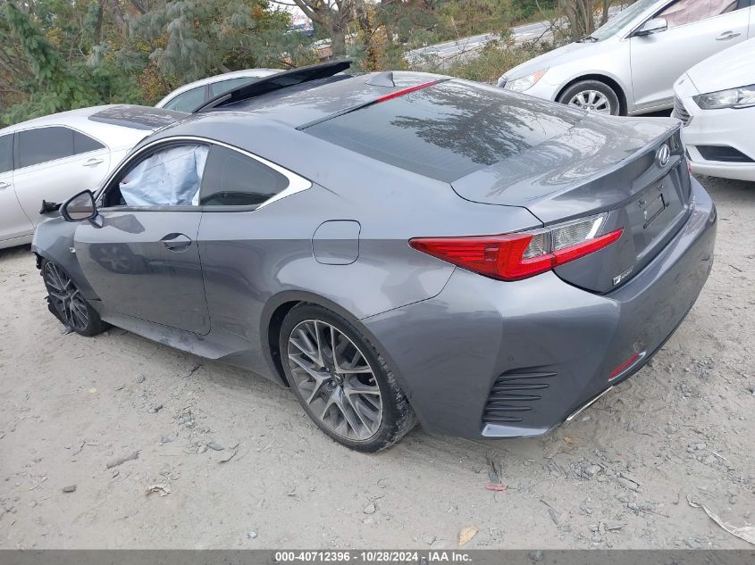 2015 Lexus Rc 350 VIN: JTHHE5BC6F5011104 Lot: 40712396