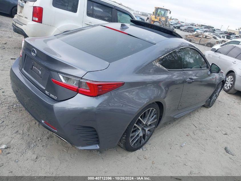 2015 Lexus Rc 350 VIN: JTHHE5BC6F5011104 Lot: 40712396