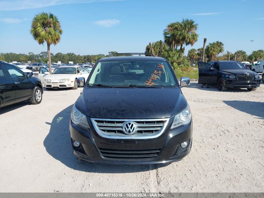 2013 Volkswagen Routan Sel Premium VIN: 2C4RVADG8DR725282 Lot: 40715316