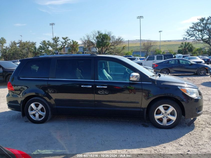 2013 Volkswagen Routan Sel Premium VIN: 2C4RVADG8DR725282 Lot: 40715316