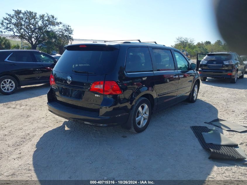 2013 Volkswagen Routan Sel Premium VIN: 2C4RVADG8DR725282 Lot: 40715316