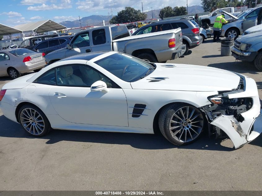 2018 Mercedes-Benz Sl 550 VIN: WDDJK7DA1JF052140 Lot: 40718488