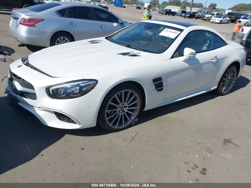 2018 Mercedes-Benz Sl 550 VIN: WDDJK7DA1JF052140 Lot: 40718488