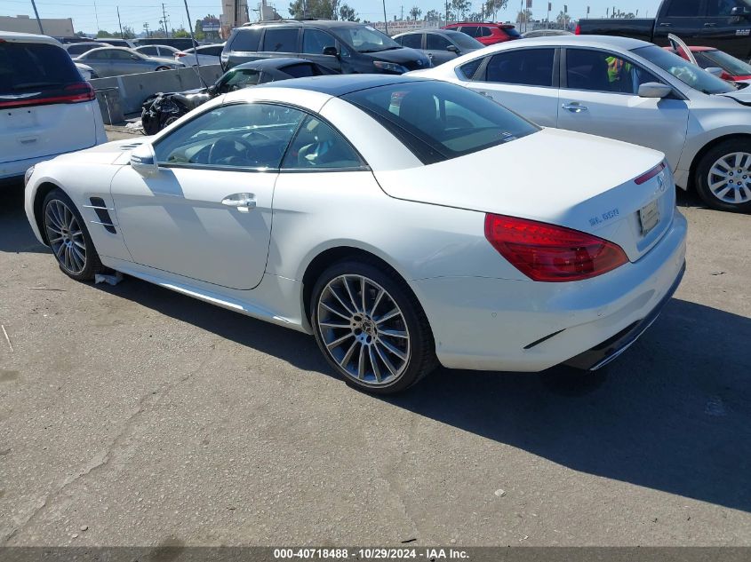 2018 Mercedes-Benz Sl 550 VIN: WDDJK7DA1JF052140 Lot: 40718488