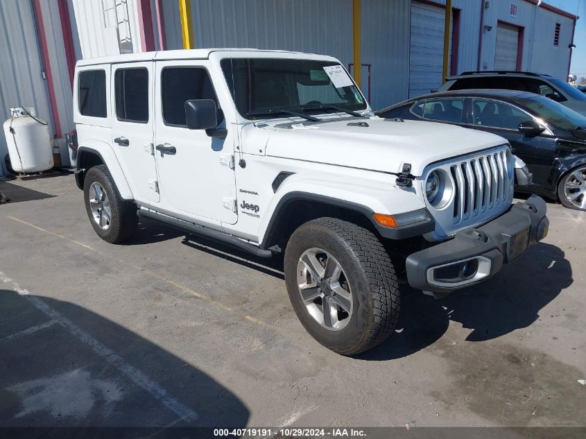 2020 Jeep Wrangler Unlimited Sahara VIN: 1C4HJXEN2LW203406 Lot: 40719191