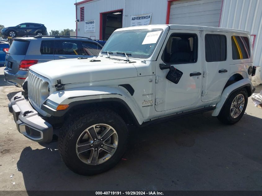 2020 Jeep Wrangler Unlimited Sahara VIN: 1C4HJXEN2LW203406 Lot: 40719191