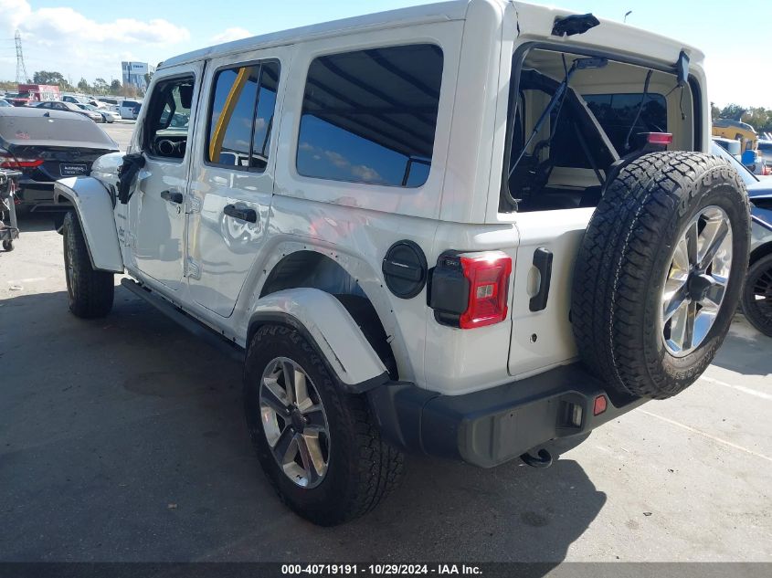 2020 Jeep Wrangler Unlimited Sahara VIN: 1C4HJXEN2LW203406 Lot: 40719191