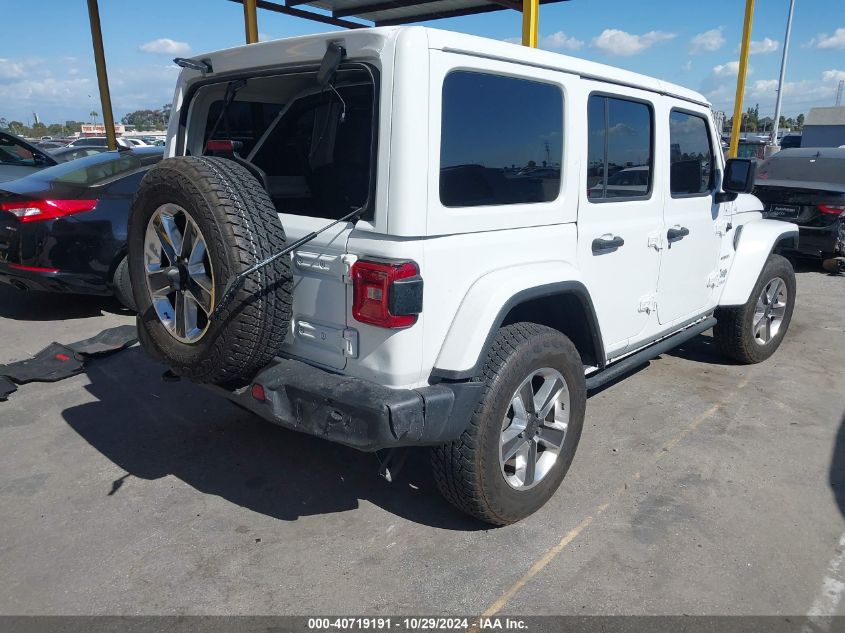 2020 Jeep Wrangler Unlimited Sahara VIN: 1C4HJXEN2LW203406 Lot: 40719191