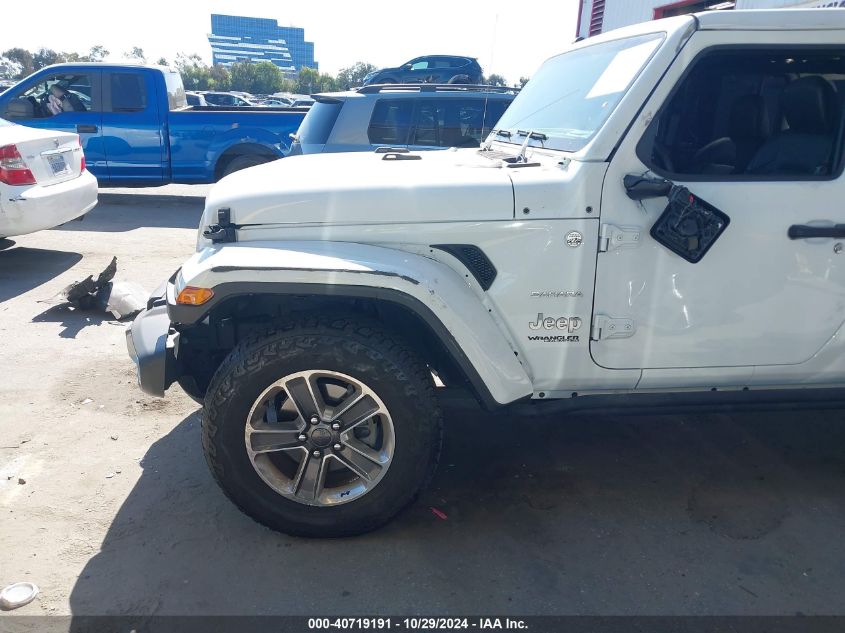 2020 Jeep Wrangler Unlimited Sahara VIN: 1C4HJXEN2LW203406 Lot: 40719191