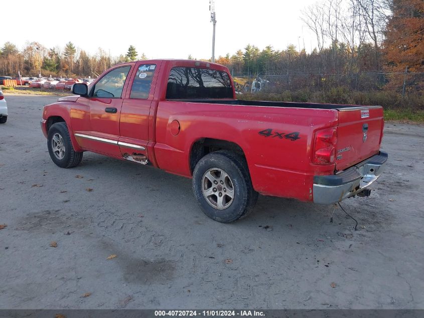 2005 Dodge Dakota Laramie VIN: 1D7HW52K45S204542 Lot: 40720724