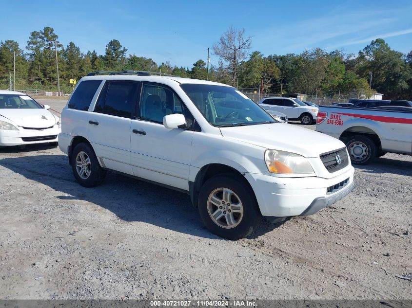 2003 Honda Pilot Ex VIN: 2HKYF18413H600449 Lot: 40721027