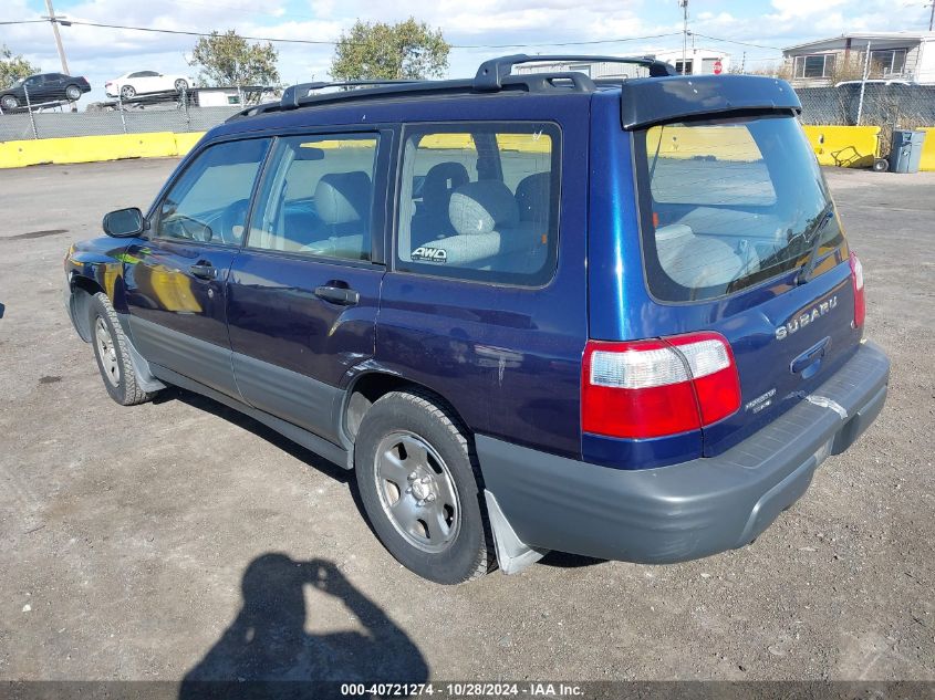 2001 Subaru Forester L VIN: JF1SF63551H707508 Lot: 40721274