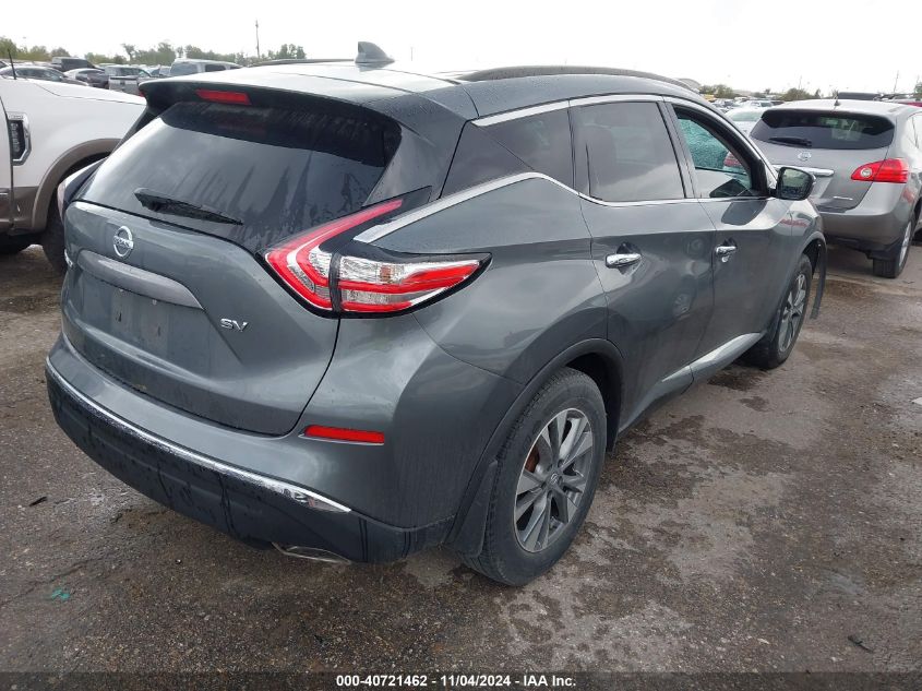 2017 Nissan Murano Sv VIN: 5N1AZ2MG9HN182935 Lot: 40721462