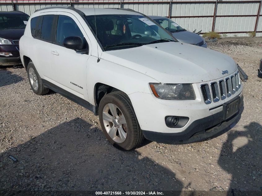 2016 Jeep Compass Sport VIN: 1C4NJCBA5GD612045 Lot: 40721568