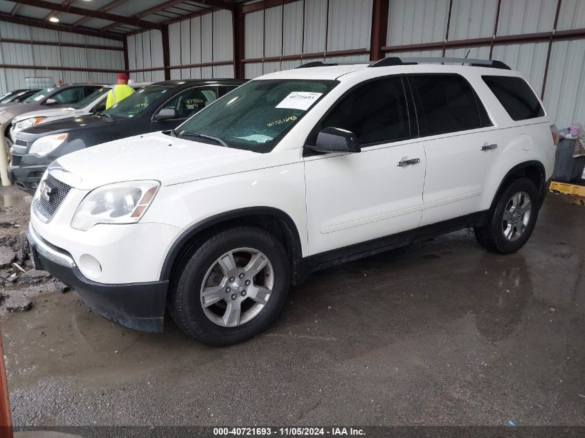 2011 GMC Acadia Sl VIN: 1GKKRNED7BJ310025 Lot: 40721693