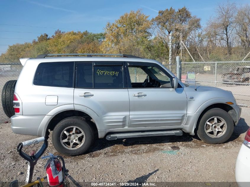 2002 Mitsubishi Montero Limited VIN: JA4MW51R12J002163 Lot: 40724341