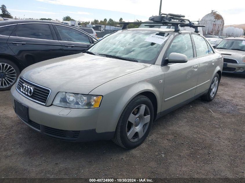 2002 Audi A4 1.8T VIN: WAULC68E22A298911 Lot: 40724900