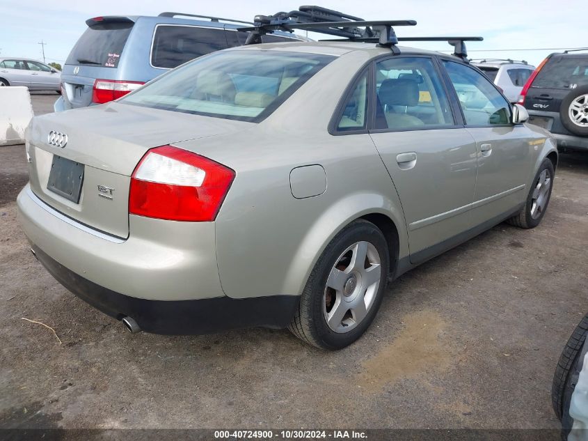 2002 Audi A4 1.8T VIN: WAULC68E22A298911 Lot: 40724900