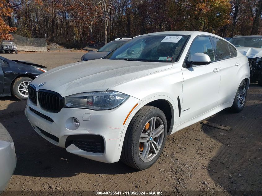 2017 BMW X6 xDrive35I VIN: 5UXKU2C30H0X47106 Lot: 40725541