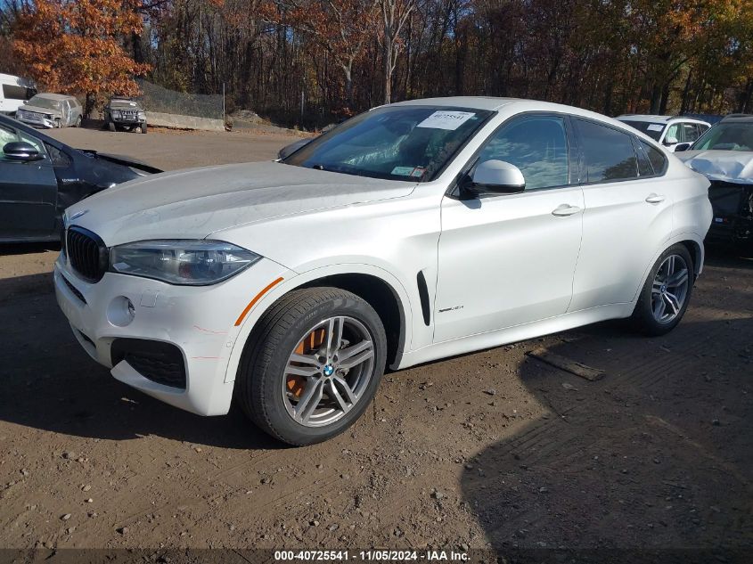 2017 BMW X6 xDrive35I VIN: 5UXKU2C30H0X47106 Lot: 40725541