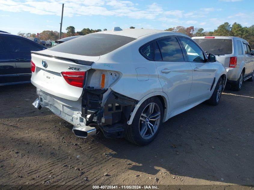 2017 BMW X6 xDrive35I VIN: 5UXKU2C30H0X47106 Lot: 40725541