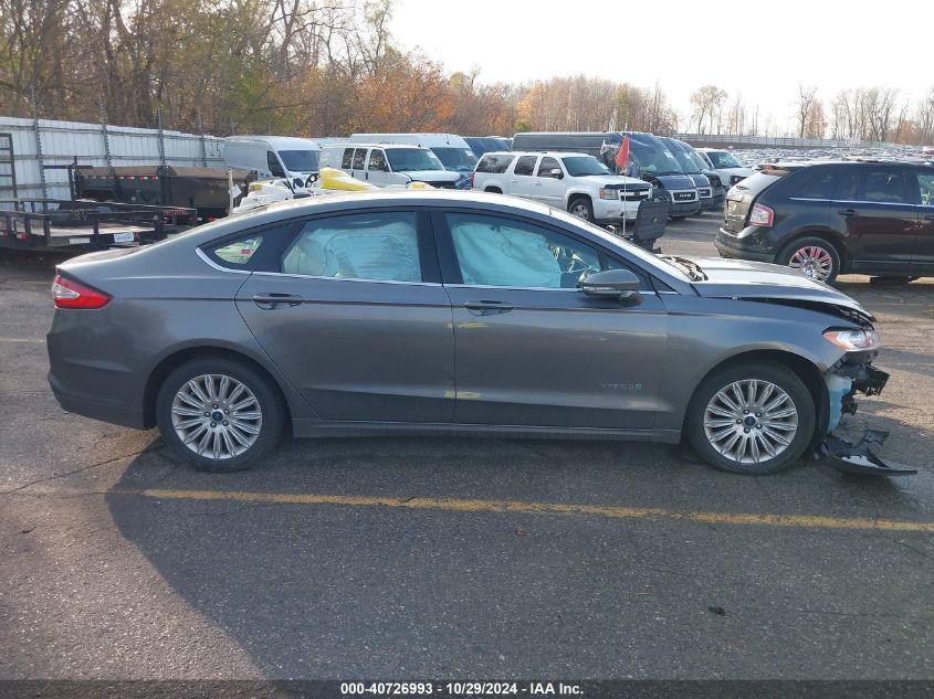 2014 Ford Fusion Hybrid Se VIN: 3FA6P0LU9ER305417 Lot: 40726993