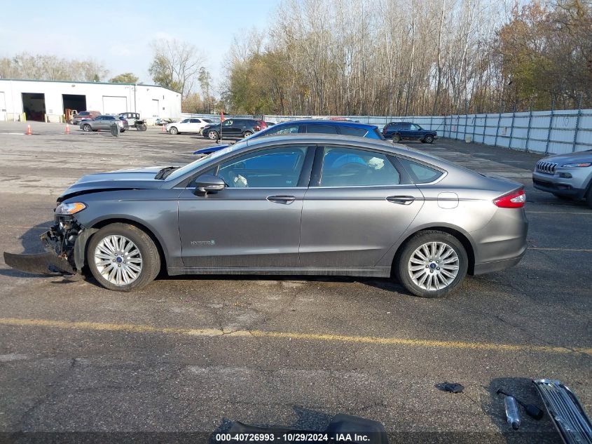 2014 Ford Fusion Hybrid Se VIN: 3FA6P0LU9ER305417 Lot: 40726993