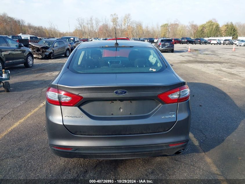 2014 Ford Fusion Hybrid Se VIN: 3FA6P0LU9ER305417 Lot: 40726993