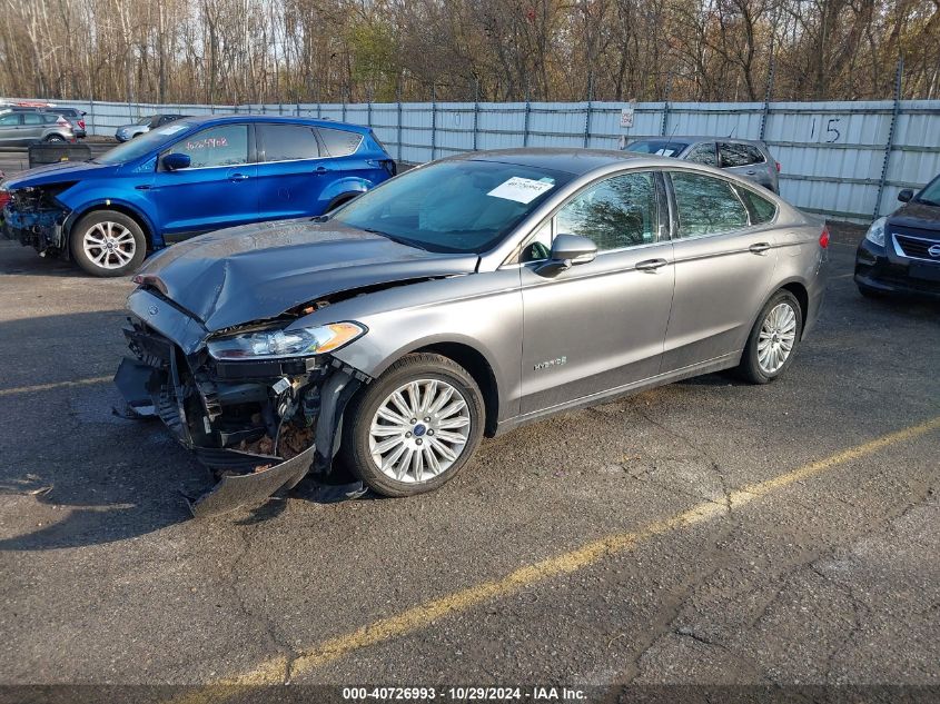 2014 Ford Fusion Hybrid Se VIN: 3FA6P0LU9ER305417 Lot: 40726993