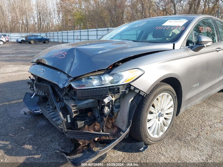 2014 Ford Fusion Hybrid Se VIN: 3FA6P0LU9ER305417 Lot: 40726993