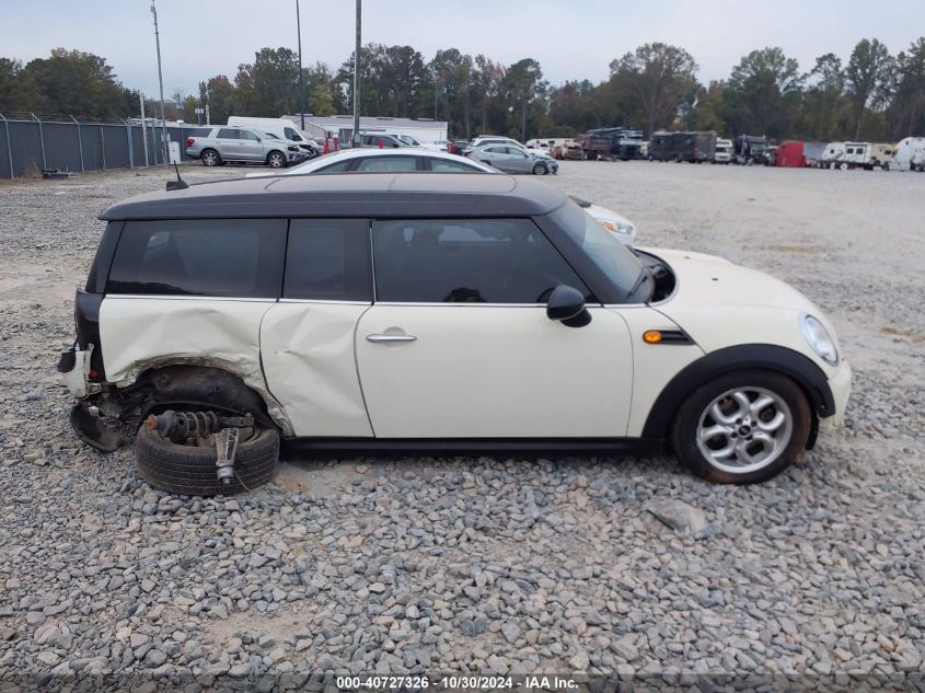 2011 Mini Cooper Clubman VIN: WMWZF3C5XBT188121 Lot: 40727326