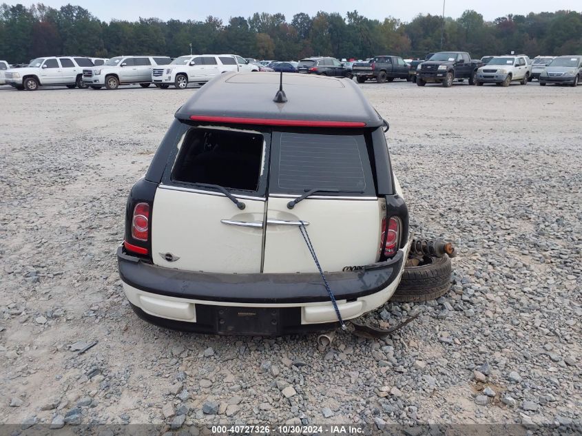 2011 Mini Cooper Clubman VIN: WMWZF3C5XBT188121 Lot: 40727326