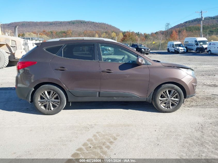 2014 Hyundai Tucson Se VIN: KM8JUCAG6EU919776 Lot: 40728008